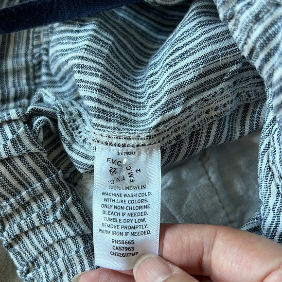 COPY - Drawstring linen wide leg pant - Picture 7 of 7